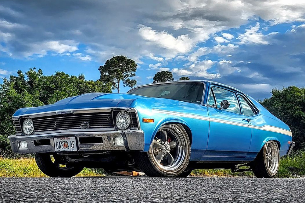 ClassicInd's tweet image. Instagram user thedoodledonkey sent us this awesome photo of his '72 Nova restomod. That stance is just perfect! #Chevy #Nova #classiccar #restoration #ClassicIndustries