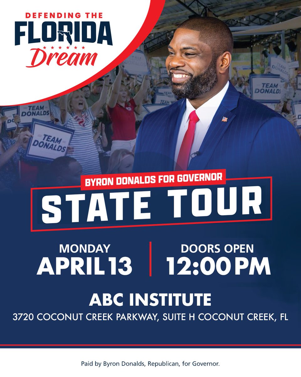 Byron Donalds tweet media