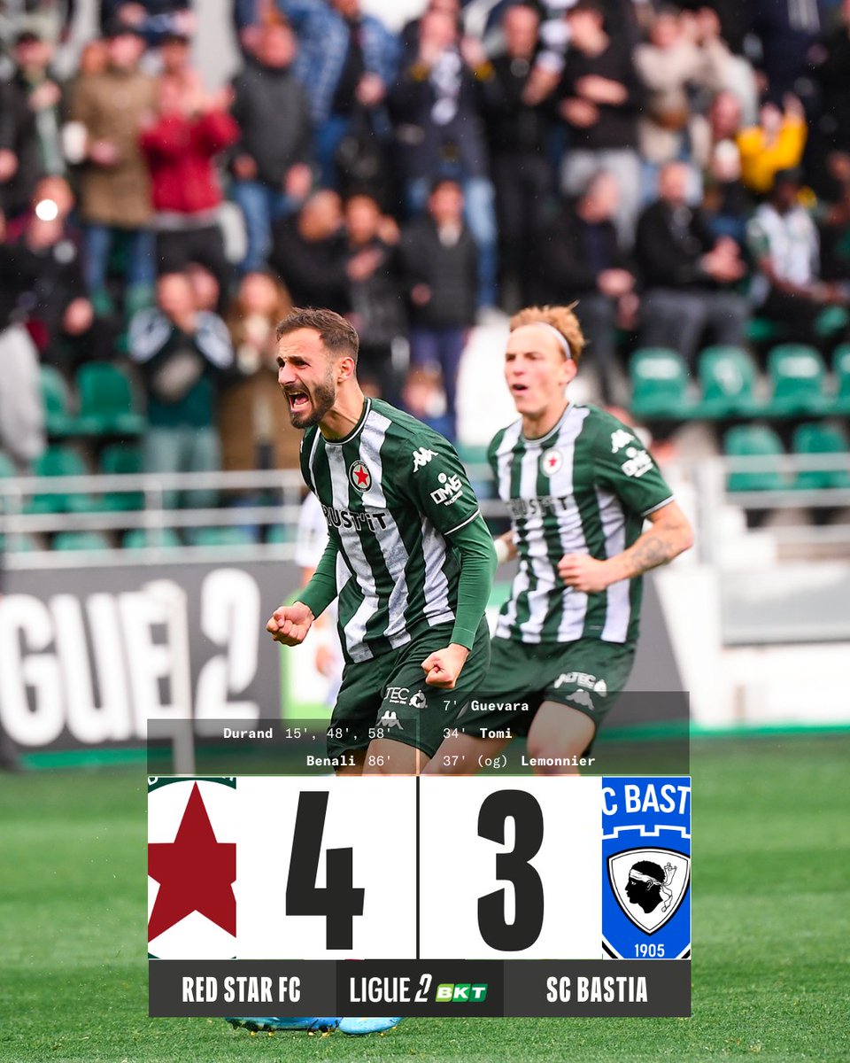 Ligue2BKT's tweet photo. QUEL MATCH 🍿🍿🍿🍿

#REDSCB https://t.co/o6lnhRyIus
