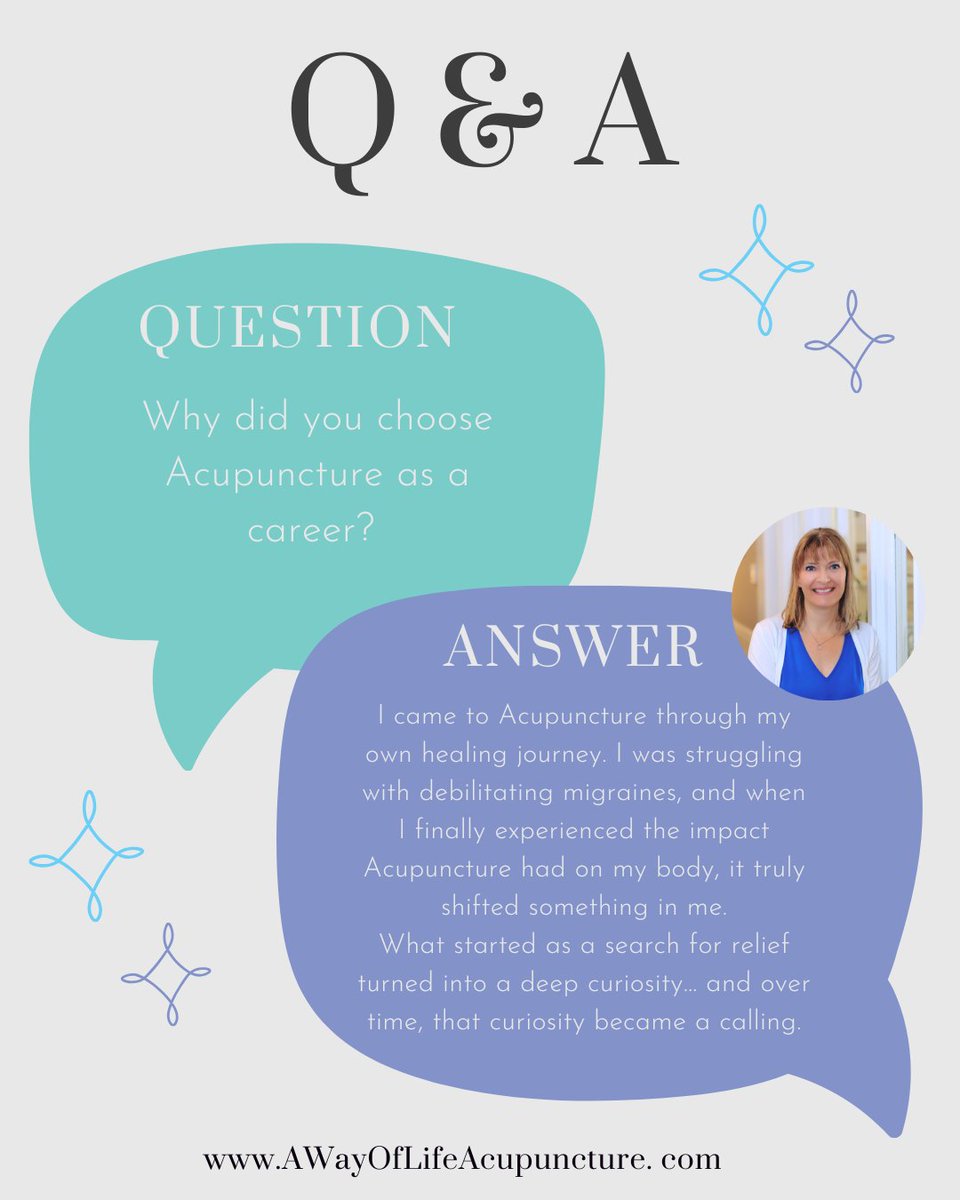 acupuncture_doc's tweet photo. Founder story ✨
What began as a search for relief from migraines led Christine to acupuncture—and ultimately, to a calling rooted in helping others heal. 🌿

Discover what acupuncture can do for you—book your session online or call (904) 373-8415 https://t.co/URto8ExCjr