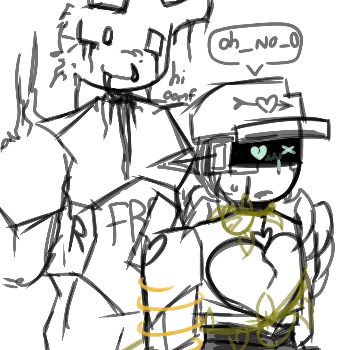 4lternate_real's tweet image. Yesterday i was really out of it abd played pwned with my friend, 

I got vined and my friend was the killer so i almost died  yeah 
Idk how to draw sion
#pwnedby1400