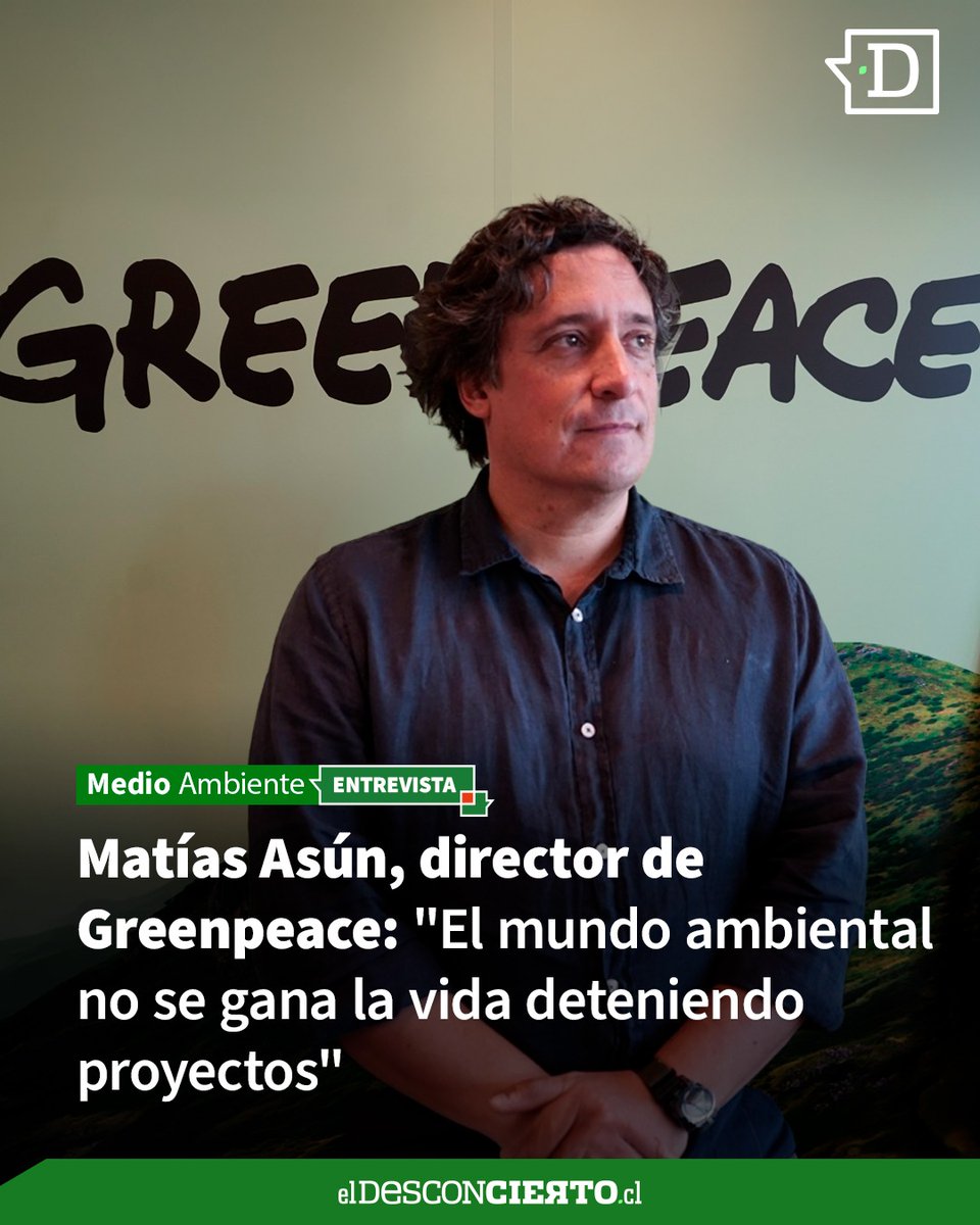 En entrevista con El desconcierto Eco, <a href="/matiasasun/">Matías Asun</a>, director de Greenpeace Andino advierte que ignorar las variables ecológicas puede llevar a colapsos sociales y económicos, y que la desregulación es “pan para hoy, colapso para mañana”.

▶️ acortar.link/Ue8ptN