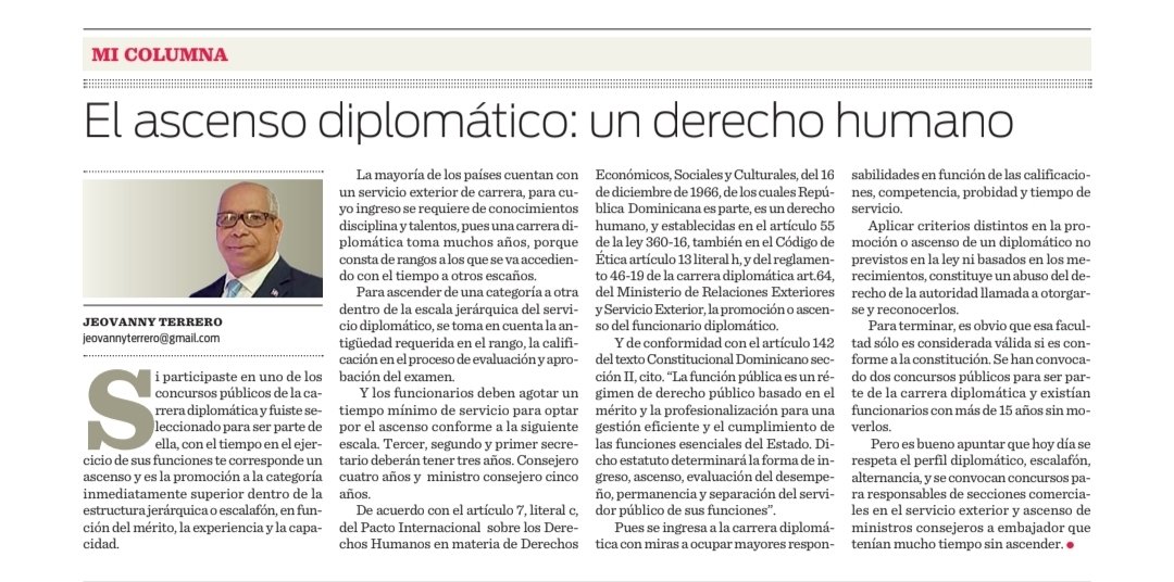 Comparto mi columna de hoy 11 de abril 2026. <a href="/mirex/">Miro Janura</a> <a href="/INESDYC_RD/">INESDYC</a>