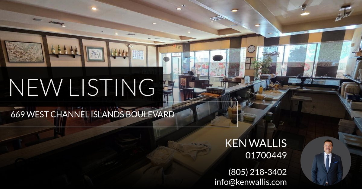 Kwallis2REALTOR's tweet photo. 📍 New Listing 📍 Take a look at this fantastic new property that just hit the market located at 669 West Channel Islands Boulevard in Port Hueneme. Reach out here or at (805) 218-3402 for more information

👨‍💼Ken Wallis
🏡REALTOR -... https://t.co/3XNYpAKRIe https://t.co/qiC0kSGubP