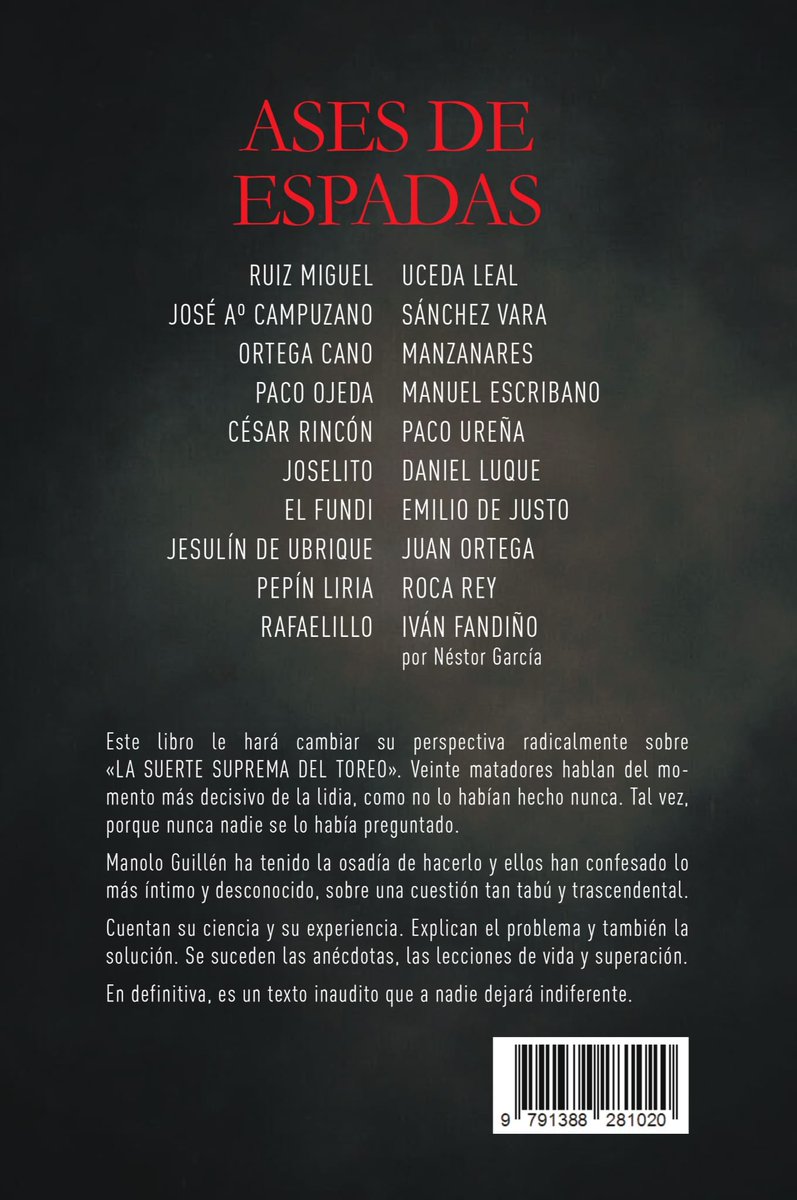 Ases de Espadas NUEVO LIBRO TAUROMAQUIA tweet media