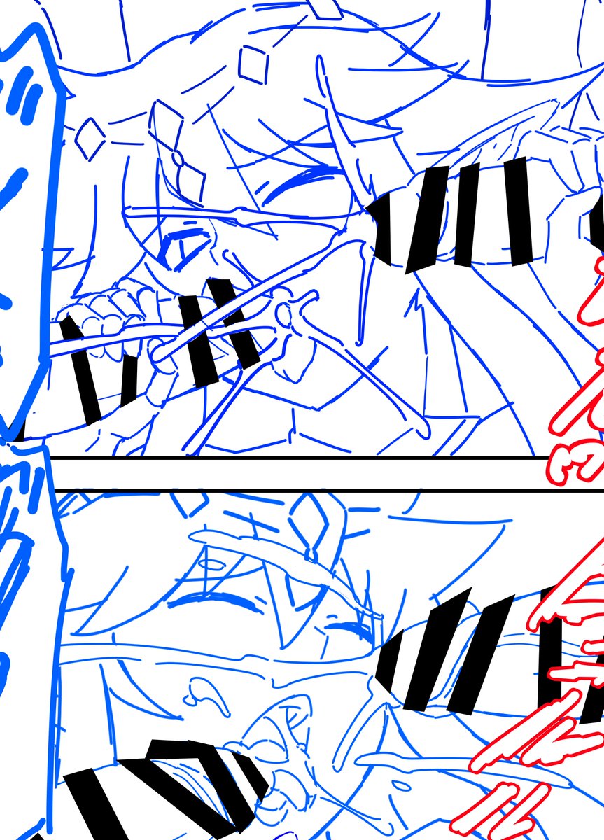 #NSFW ※R18 
爆乳エルフ姫様漫画の下書き。
もっと下書きを早くしたい、割り切りが必要と感じます。 