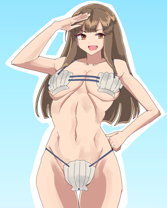 お題箱。貝殻ビキニのゆかり 