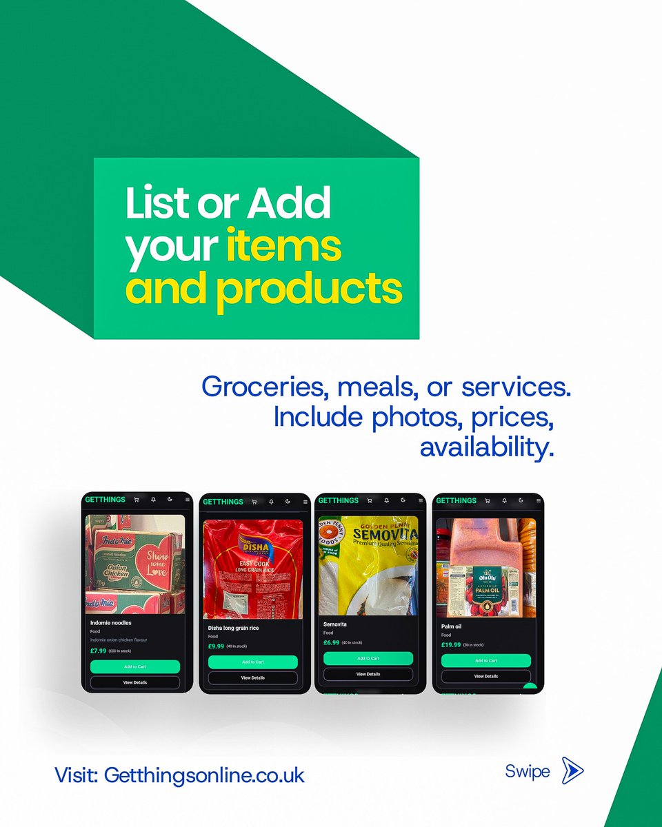 Getthingsonline's tweet image. VENDORS IN SCOTLAND — ready to start selling?🎉🎉

Register on Getthings in less than 10 minutes and start receiving orders.

4 simple steps → getthingsonline.co.uk

From your people, For your people ❤️

Tag a fellow vendor!

#Getthings #VendorScotland #BlackBusinessScotland