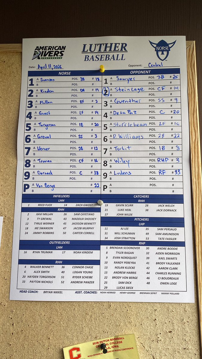 Luther Baseball tweet media