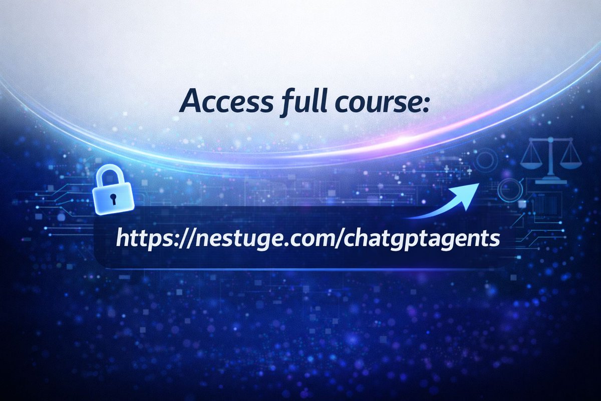 ailawbridge's tweet photo. I’ve been testing different ways to use ChatGPT as an AI agent and one thing became clear. Not everything you can do with it is safe.

So I focused on a few safe, practical workflows.

Watch here: https://t.co/2dMTKAnTkg 

#ChatGPT #AIAgents #AIWorkflow #AItools https://t.co/PI17qwzlJG