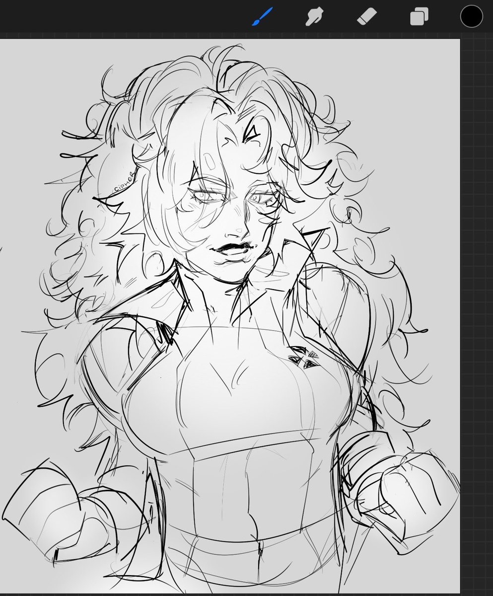 clipherstar's tweet photo. rogue sketch 
#rogue #marvelrivals https://t.co/lznJfShEcA