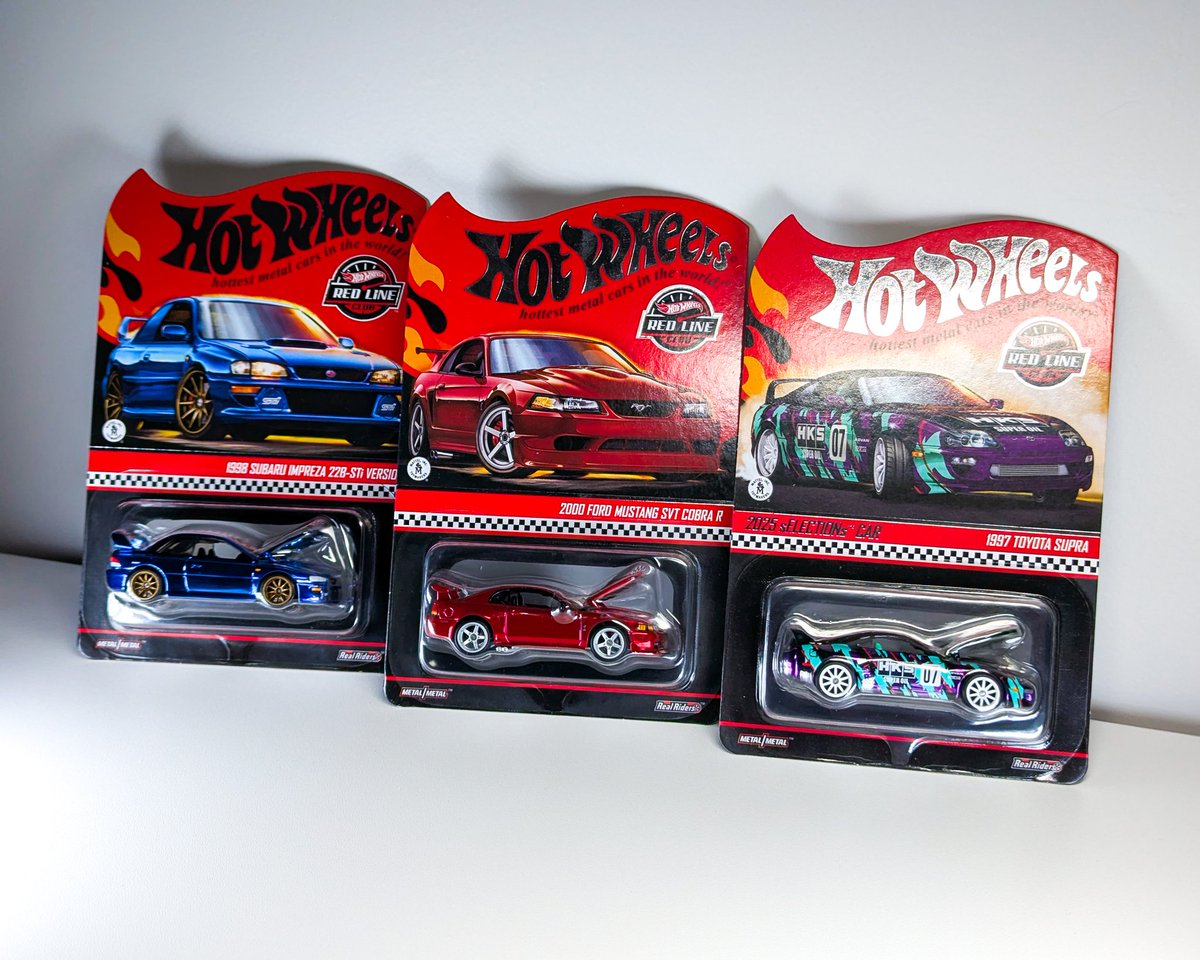 57Rik3's tweet image. Day #101 
Which one to open... First? 😁😁😁
#hotwheels #hot_wheels #diecast #supra #cobra #mustang #RLC #SUBARU22B  #cobraR