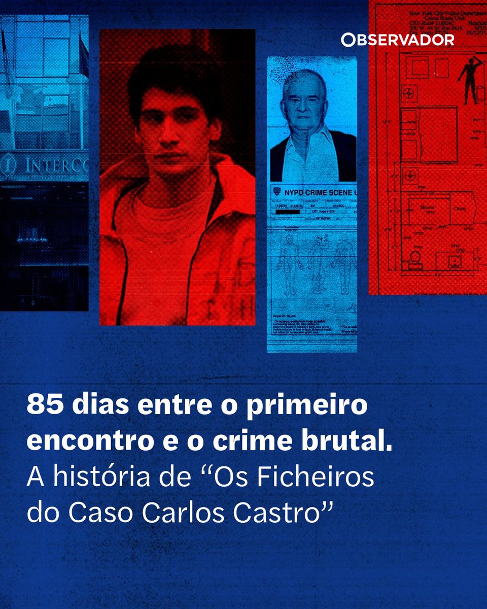 observadorpt's tweet photo. Podcast revela bastidores da investigação ao caso Carlos Castro, com suspeitas centradas em Renato Seabra após o crime em Nova Iorque.
Saiba mais no link nos comentários.
(🖍️ Inês Correia/Observador)
#PodcastPlus #Podcasts #Crime https://t.co/1ToDt3f6Me