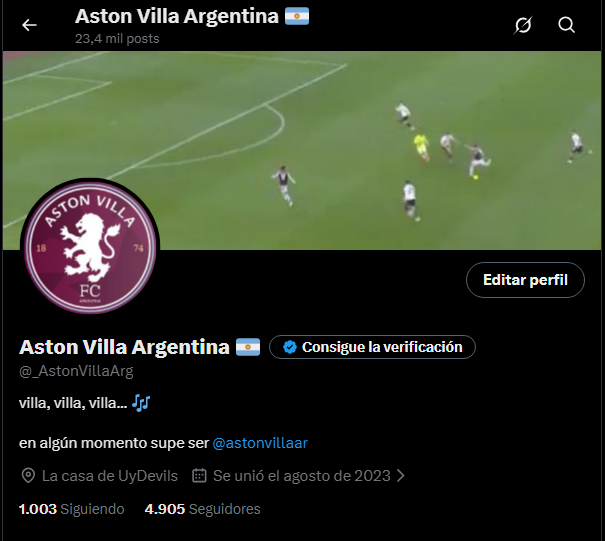 Aston Villa Argentina 🇦🇷 tweet media