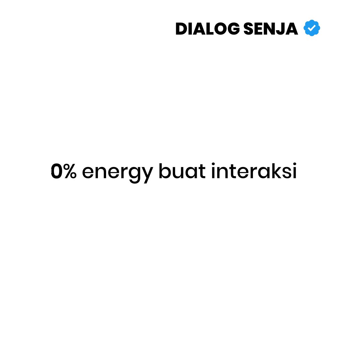 Dialog Senja tweet media