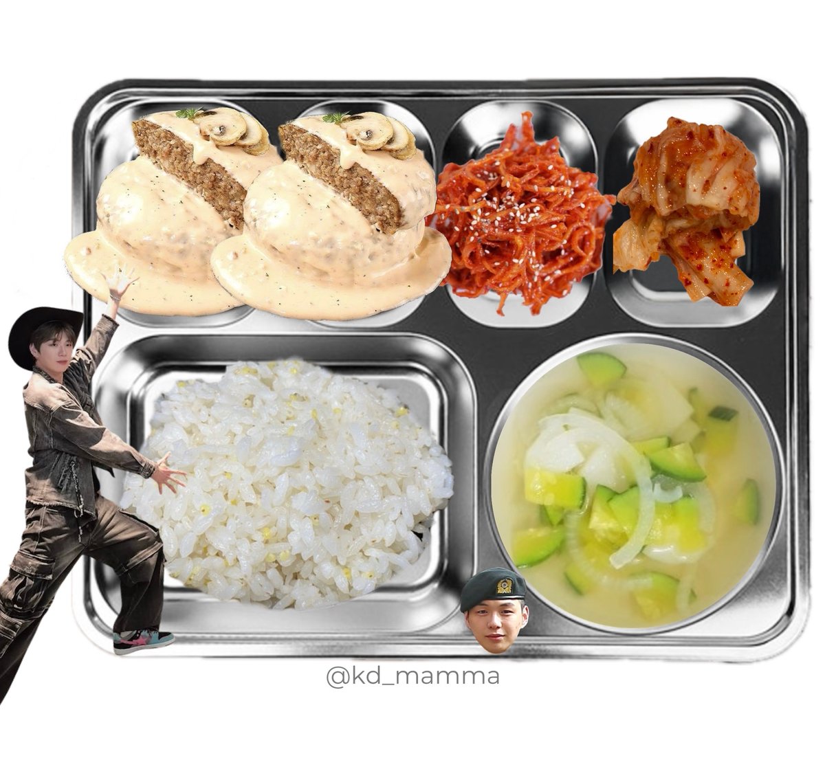 강다니엘 식판 tweet media