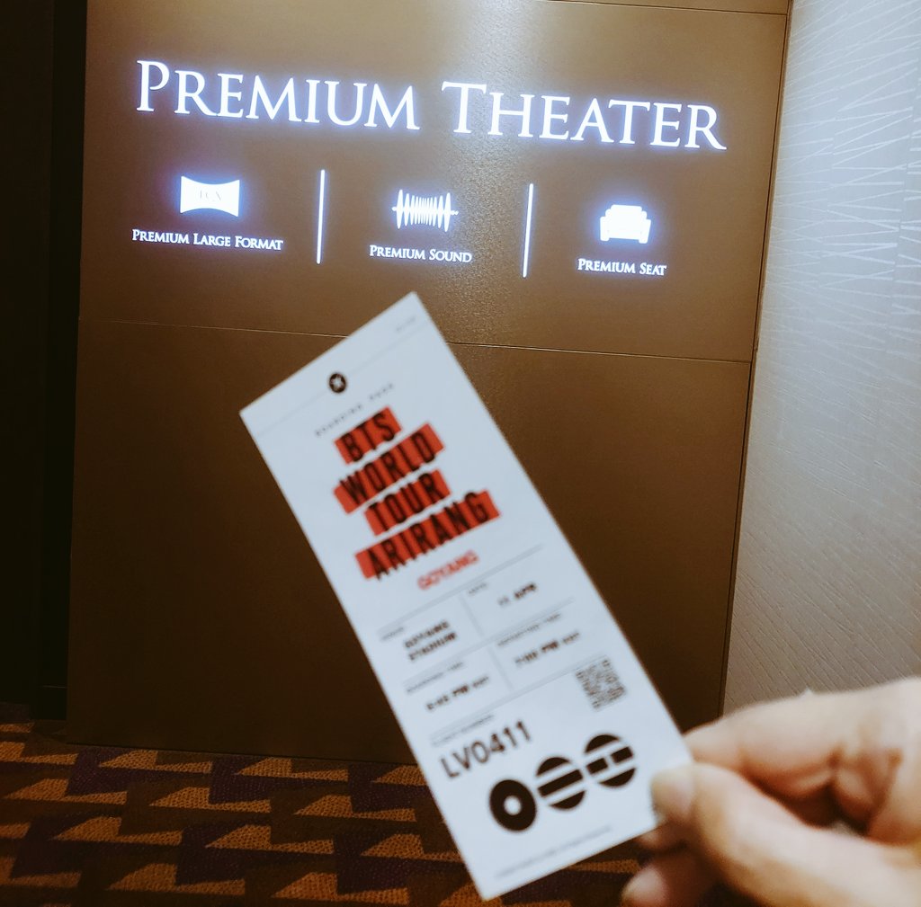 kotariyo's tweet photo. ARIRANG
ライビュー
楽しかった😊
PREMIUM THEATER
音がめちゃよかった
#BTS_ARİRANG_Goyang_D2 https://t.co/BeZRPUMBdT