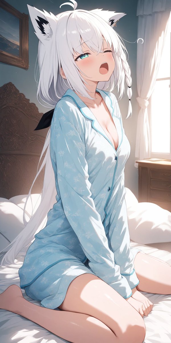 TaoyakaAI's tweet photo. ふあぁ・・・、みなさん早起きなんですね❤
SFW illustration
#AIイラスト 白上フブキ https://t.co/RU3C70VxIu