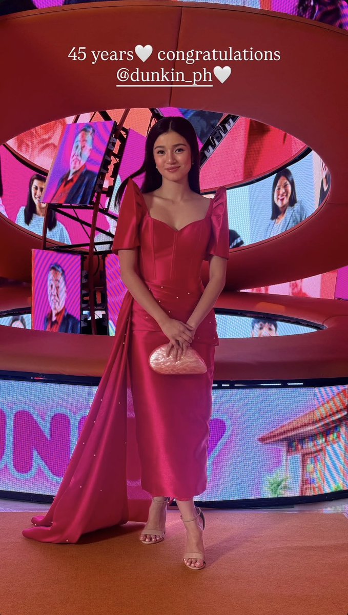 041126 <a href="/bellemariano02/">Belle Mariano</a>’s IG Stories! 

“45 years🤍 congratulations @.dunkin_ph”

#BelleMariano