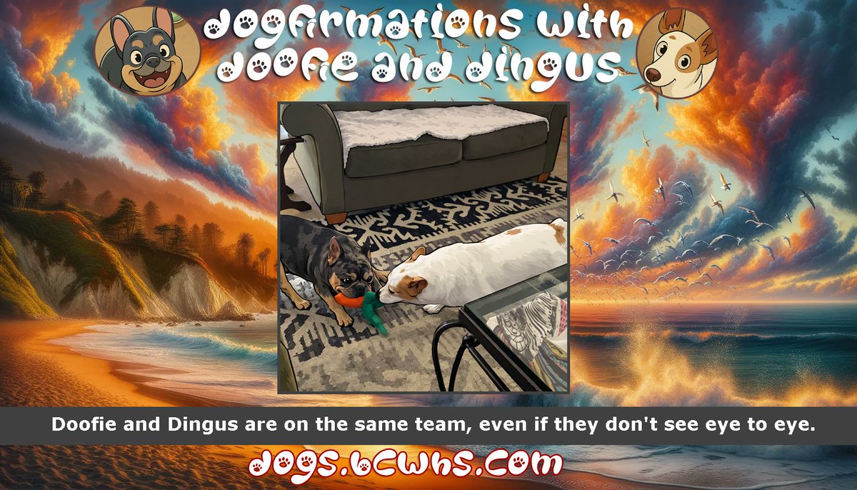BCWHSecurity's tweet image. Dogfirmations with Doofie and Dingus: Disagreement
 
Doofie and Dingus are on the same team, even if they don't see eye to eye.
 
View Dogfirmation: dogs.blackcatwhitehatsecurity.com/?dogID=157#tod…
 
#Disagreement #Technology #ArtificialIntelligence #Animals #Photography #Dog #Nature #Pets #Affirmations