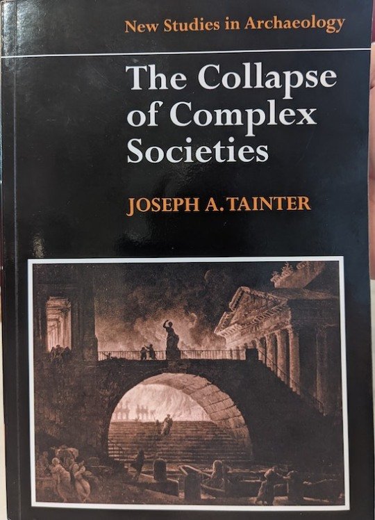 "To maintain growth in complexity, hierarchies levy heavier taxes on their populations. At some point even this yields declining marginal returns. This happens when rates are so high that avoidance increases, and taxation-induced inflation erodes the value of the money collected
