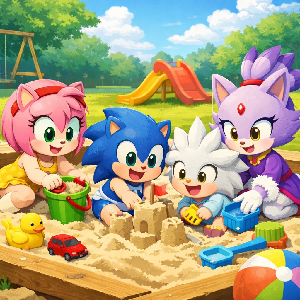 SonicPicture's tweet image. #Sonic #SonicTheHedgehog #SilverTheHedgehog #BlazeTheCat #Amyrose #Chibi #chibiart #sonicart