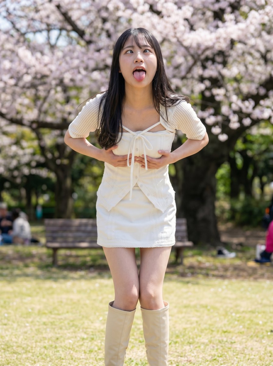 花見
Cherry blossom viewing

もっと見たい方/To see more:
Patreon > MaboroshiAI https://t.co/T1j8cCUHzb