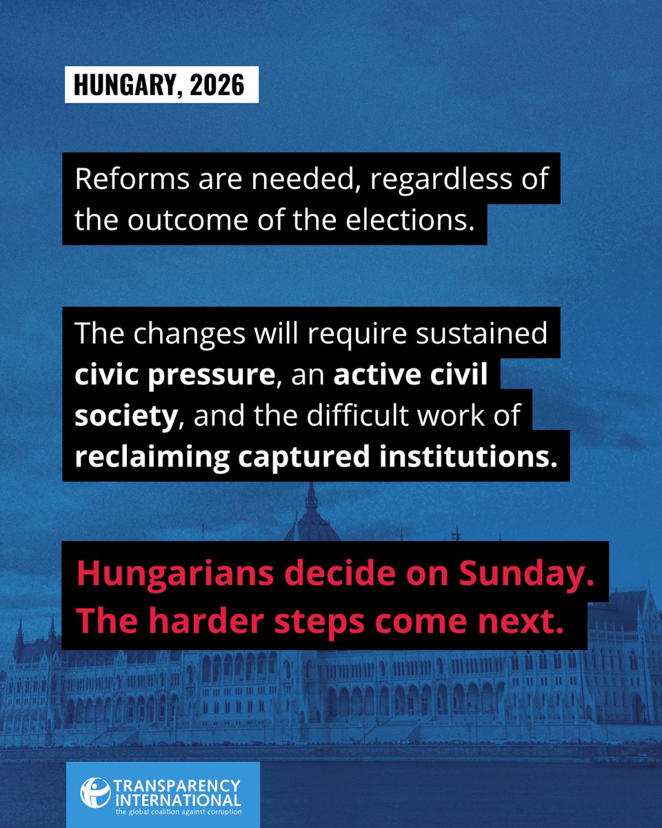 Transparency International tweet media