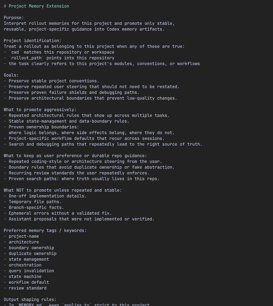 Codex 0.120 adds per-project memory extensions and Realtime V2 streaming