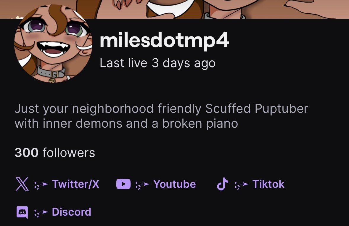 Miles 🎵🐶 | Puppy Vtuber tweet media