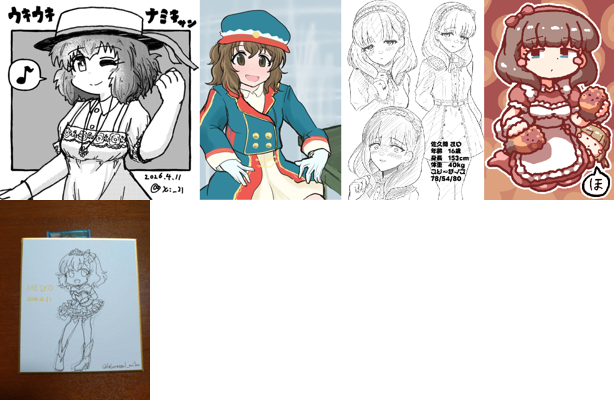 デレマス深夜の真剣お絵描き60分1本勝負3 tweet media