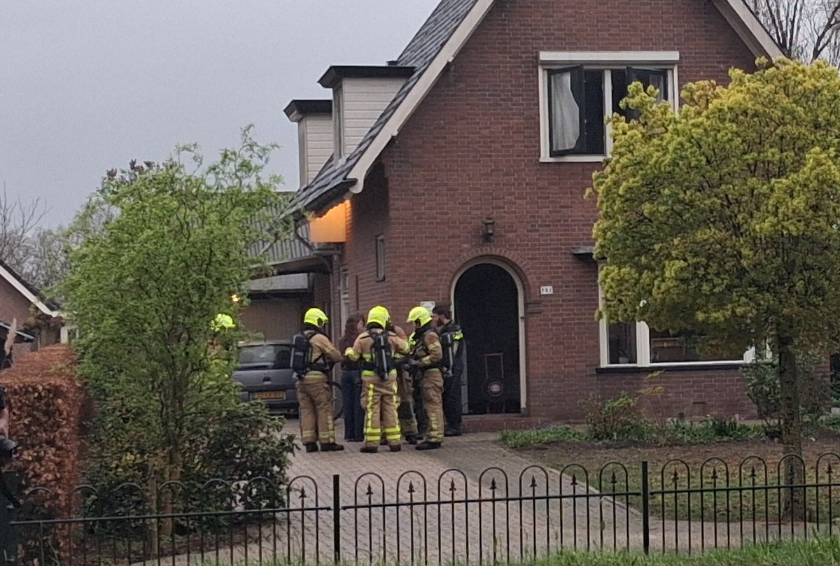 Brand woning Rijkstraatweg Teuge