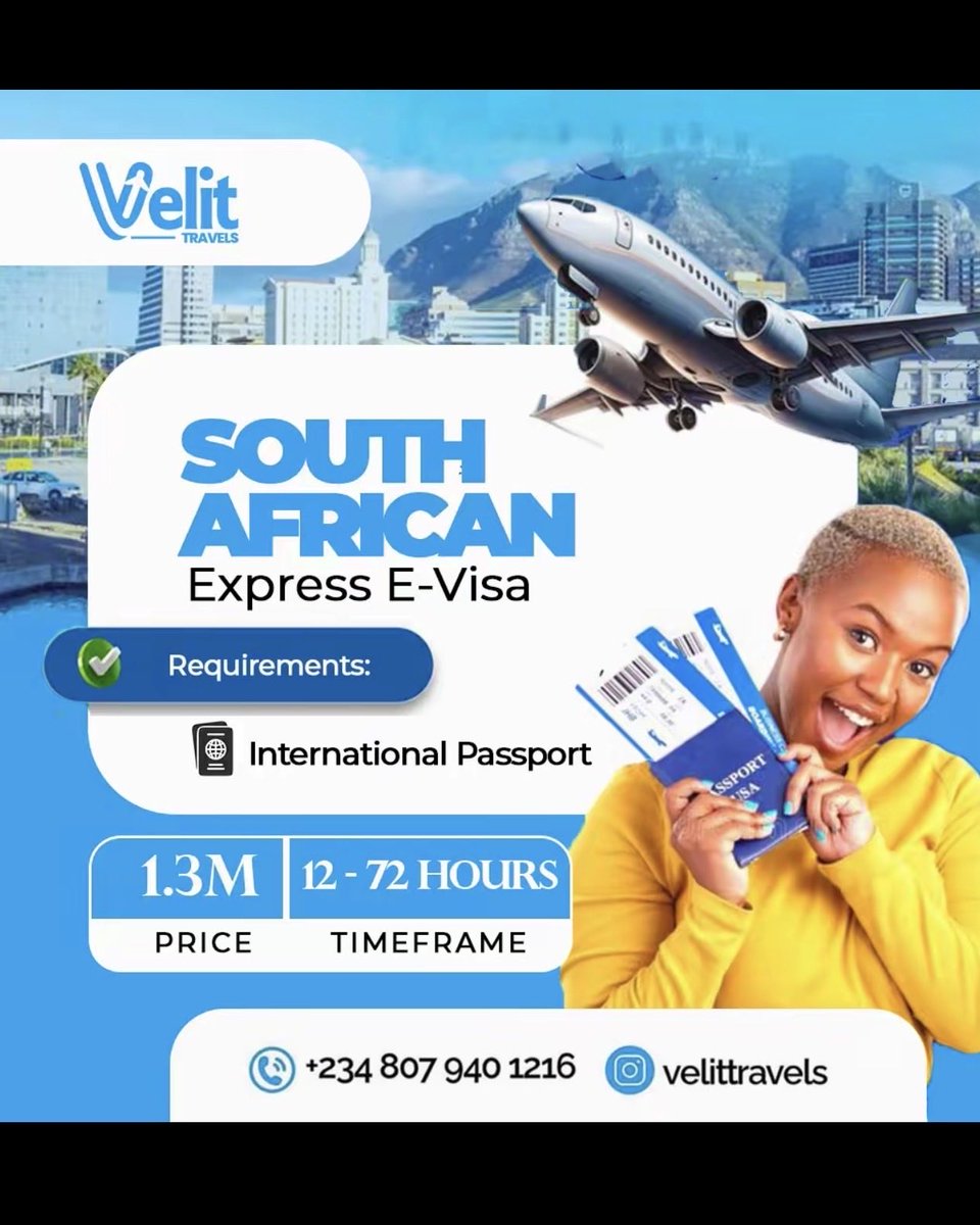 Travel just got a whole lot easier with <a href="/velittravels/">Velit travels</a> ✈️🌍

Less stress, better plans, and more time to actually enjoy the moment.

Need a Visa? send a dm to <a href="/velittravels/">Velit travels</a> 

Travel Better with Velit 💙

#VelitTravels #TravelBetter