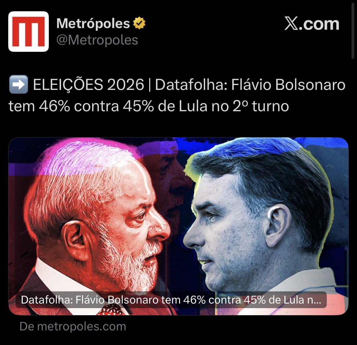 Se o DataFolha divulgou isso. Acabou
