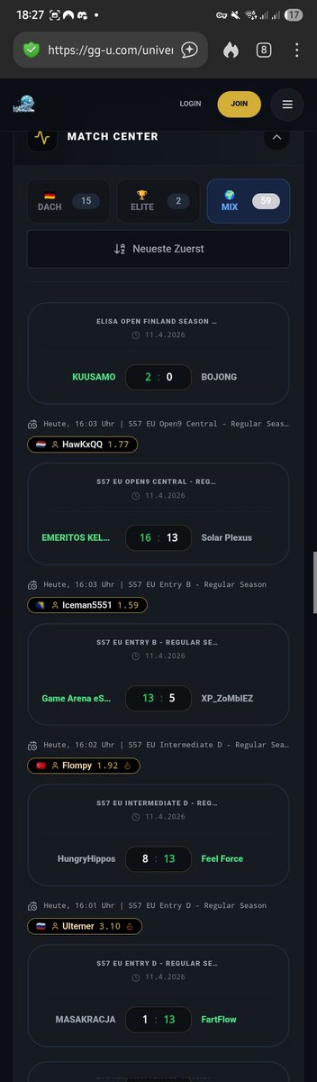 d3l3t3me's tweet image. The GG-Universe @TeamGGU just got a huge upgrade and it's actually really good now 👀

Smart sorting (DACH-Radar,Intl. Mix), Map winrate helper for veto, MVP + Insane Utility highlights, nation scouting slider and more. 

gg-u.com/universe

#DACHCS #EUCS #ESEA
#CS2  #GGU