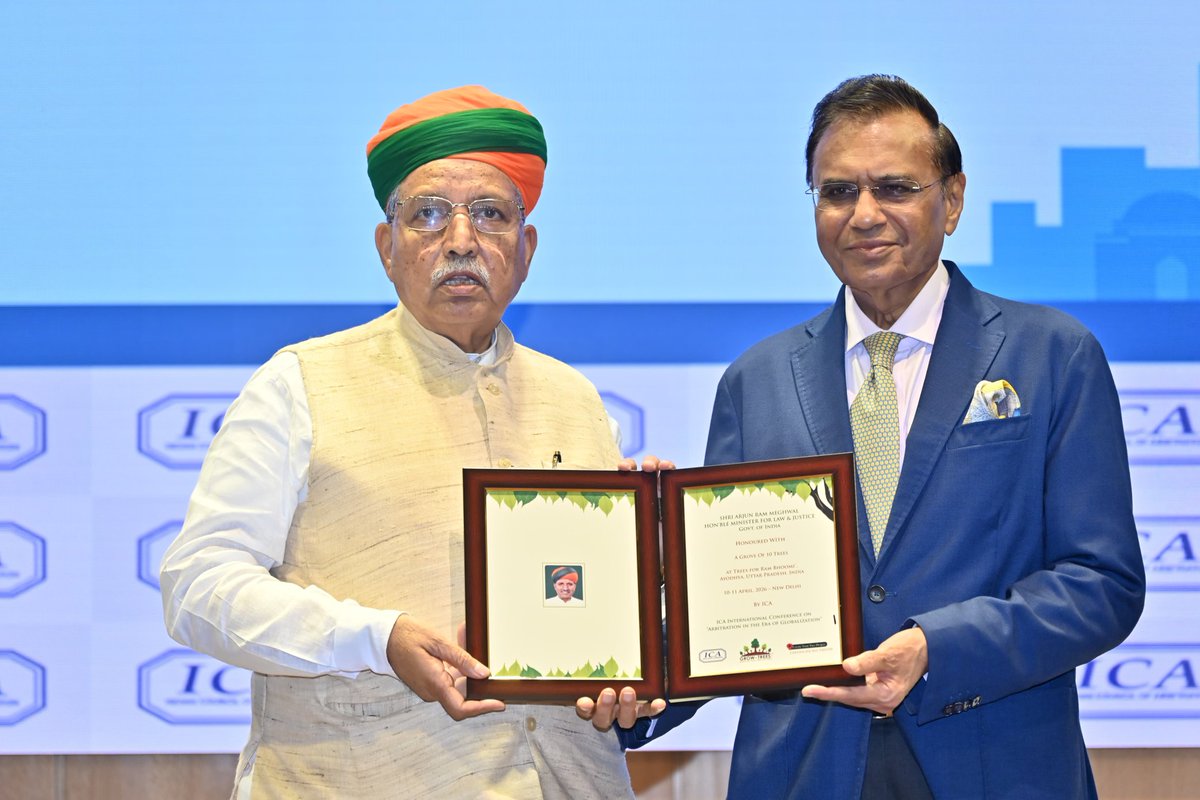 arjunrammeghwal's tweet photo. प्रधानमंत्री श्री नरेंद्र मोदी जी के नेतृत्व में सरकार वैकल्पिक विवाद समाधान (ADR), कानूनी तकनीक और वैश्विक निवेश अनुकूल वातावरण को मजबूत करने के लिए निरंतर कार्य कर रही है।
⚖️ https://t.co/LJrBVG8zFx