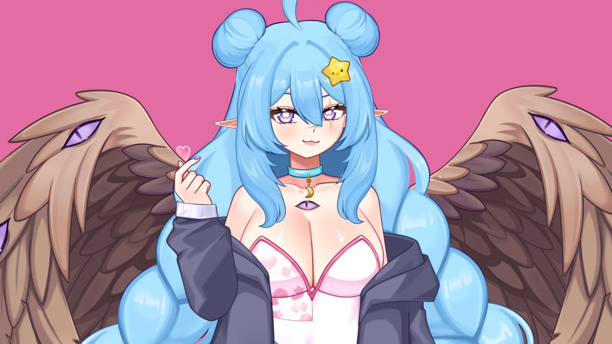 BinyLee_'s tweet photo. Vtuber Vs IRL 🩵💫
#Vtuber #VtuberEN #streamer #singer #binylee https://t.co/kVMcWKvGPB