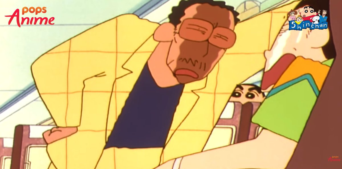 MANOWVIP's tweet image. Shin Chan (1992) 
EP.148 Boarding the bullet train
#Shinchan