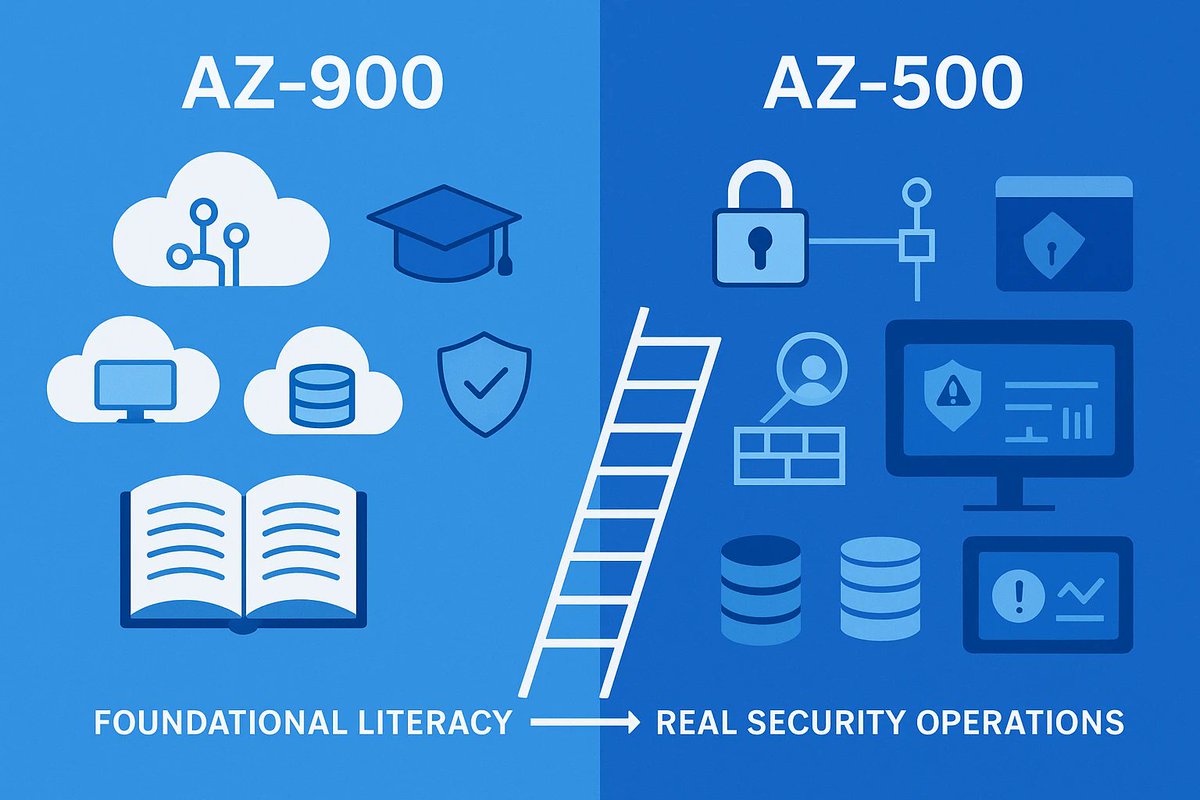 windowsforum's tweet image. 🧑‍🏫 AZ-900 isn’t “AZ-500 but shorter”—it’s the warm-up lap. AZ-500 wants real security decisions across identity/network/compute. If you study like it’s one test, you’ll fail twice.
windowsforum.com/threads/pass-a…
#MicrosoftSecurity #AzureCertification #Az900 #Az500