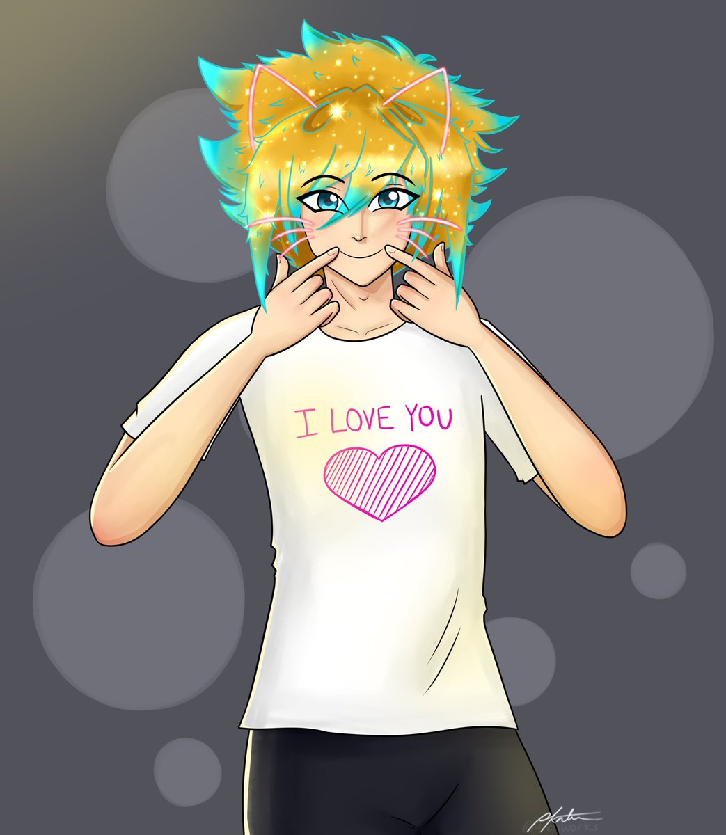 Hello Everyone! Meet Joshua! Yami's Twin!! 🫶💙💚

#art #ArtistOnX #OC #originalcharacter #OC