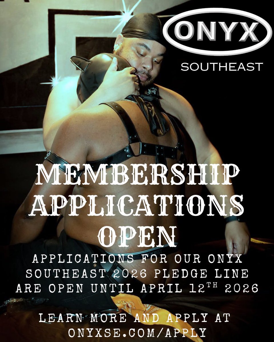 ⏳ Applications close tomorrow.

ONYX Southeast pledge apps close April 12.

No more waiting. 🖤

#OnyxSoutheast #PledgeLine2026