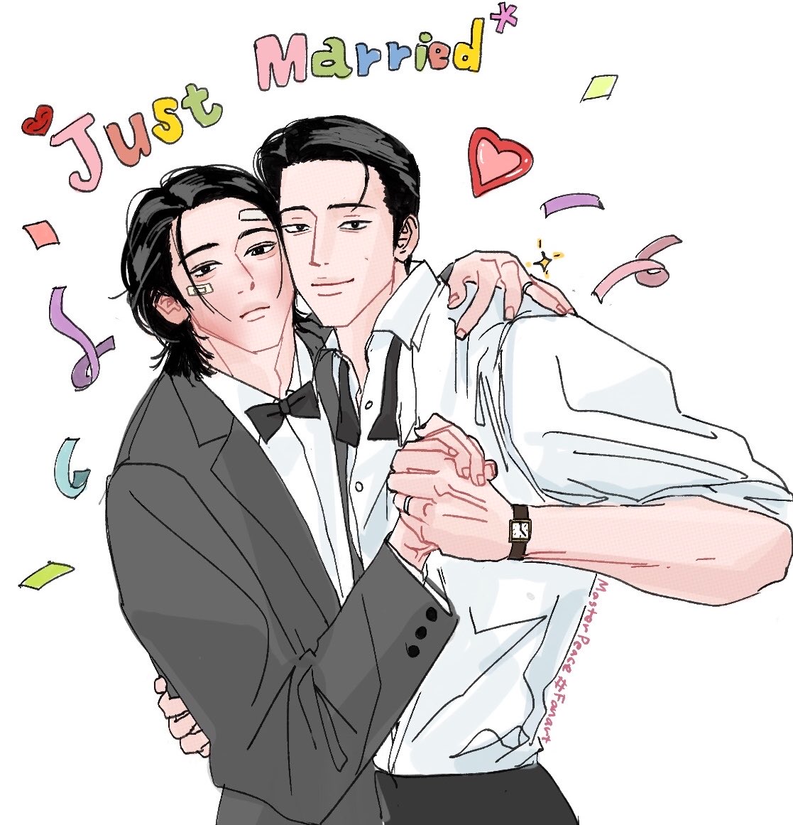 #주의평화 #팬아트 #천생연분