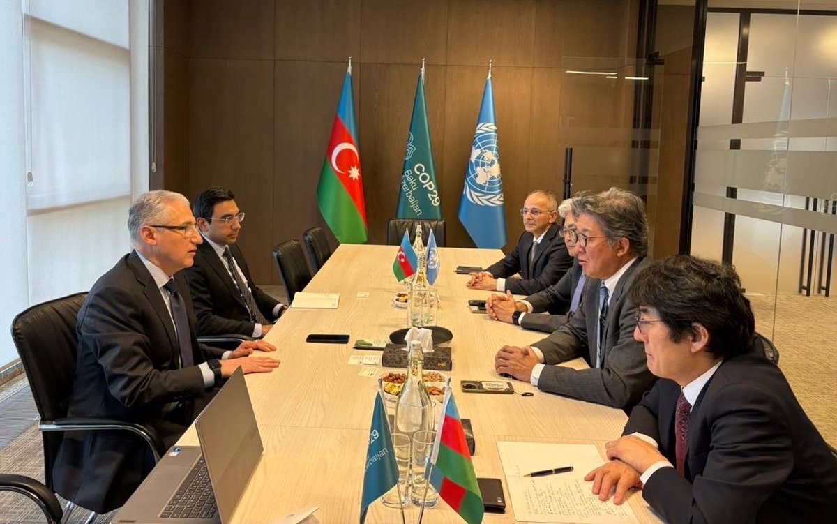 Mukhtar_Babayev's tweet image. Received a delegation from ITOCHU Corporation. Had a productive exchange on advancing decarbonization, including low-emission solutions, carbon market instruments, and cooperation opportunities in support of national climate goals.

#ClimateAction #Decarbonization
