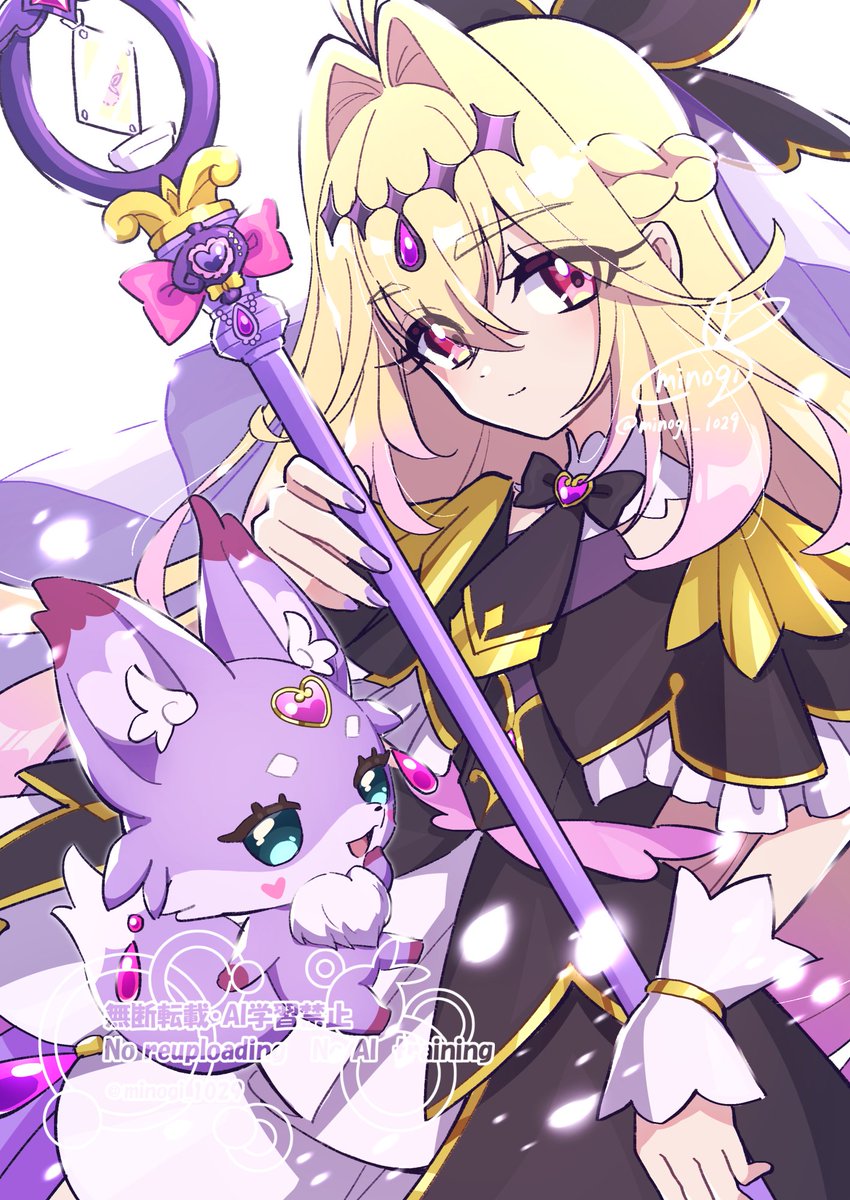 キュアアルカナ・シャドウ＆マシュタン #precure
