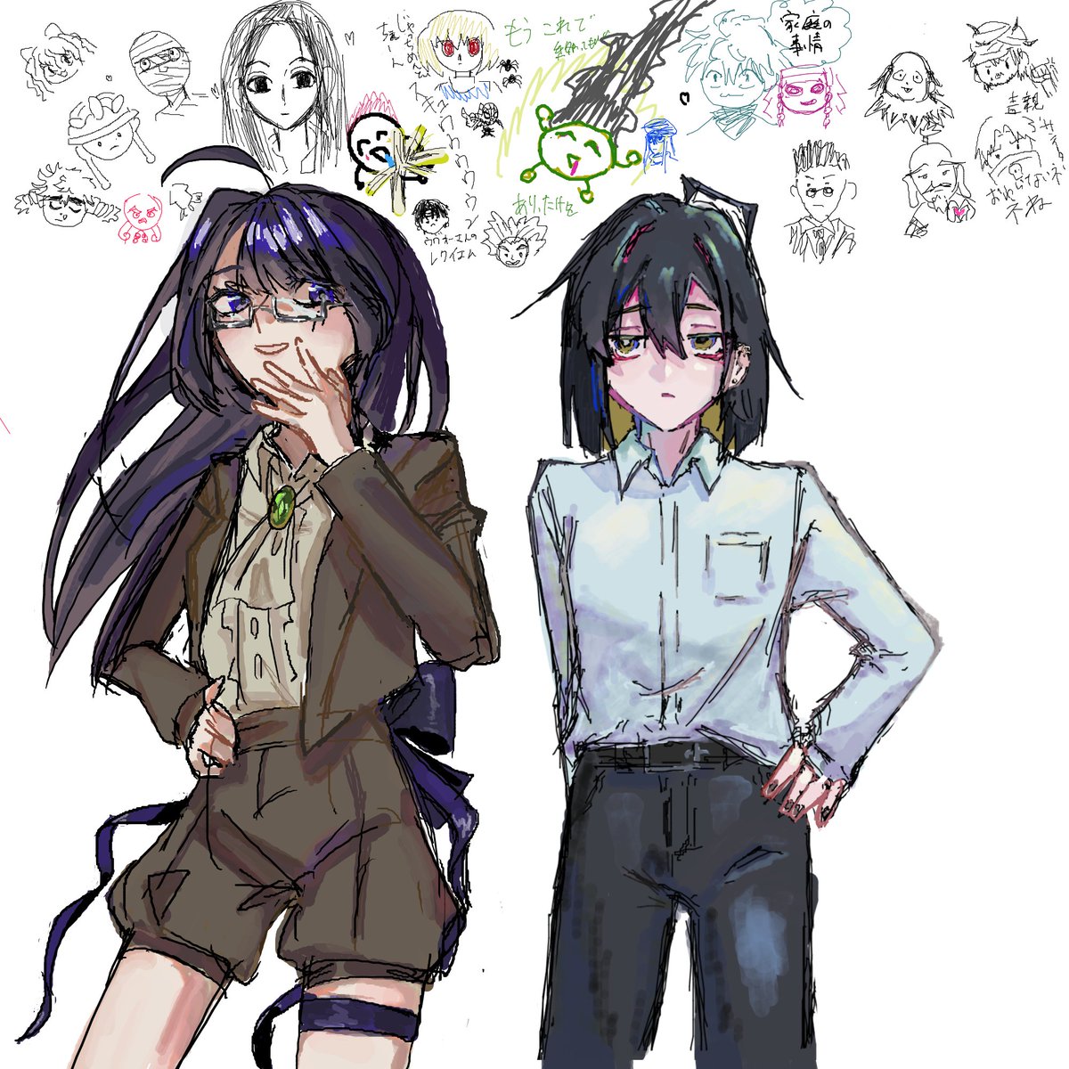 umitsuki_0417's tweet photo. @HIT000000_121 と絵チャしましたー！
#イラスト https://t.co/87G7qMDqpL