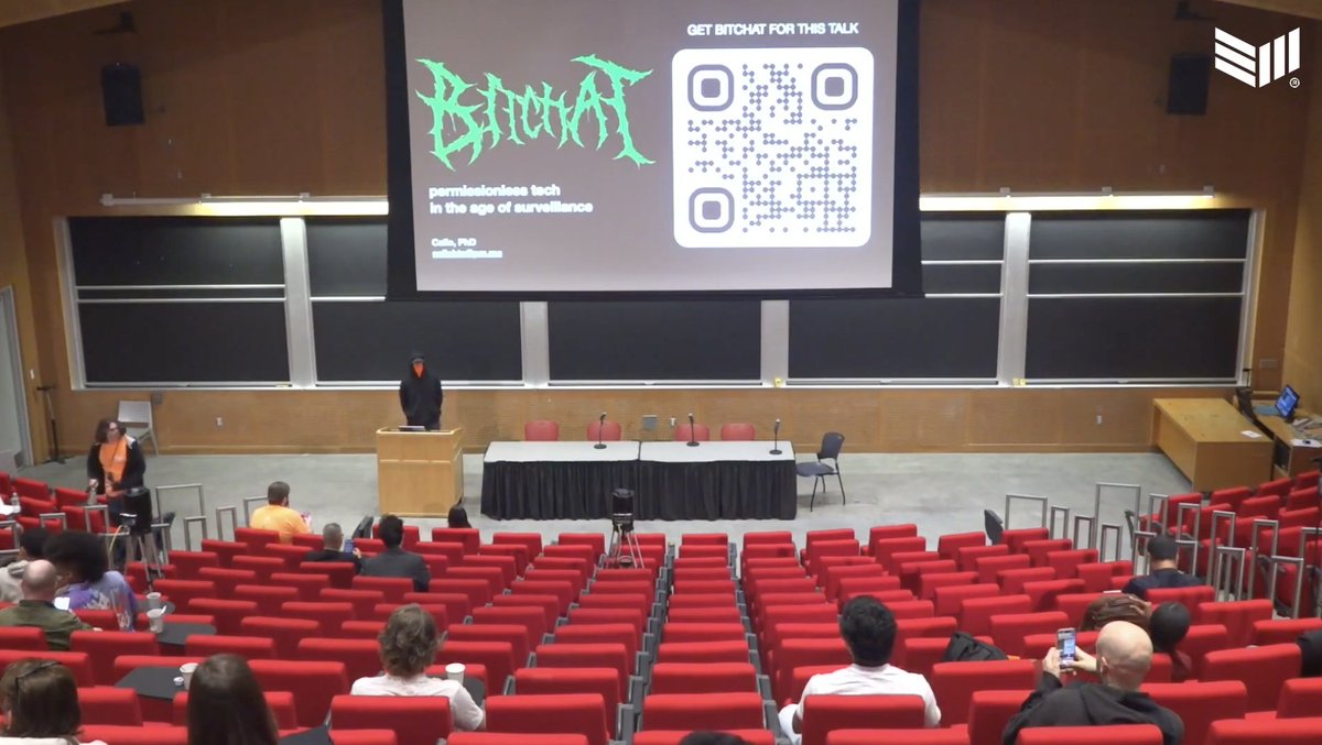 DiarioBitcoin's tweet image. Charla sobre Bitchat en el MIT Bitcoin Expo 2026, en vivo, ahora
#privacidad #cypherpunks