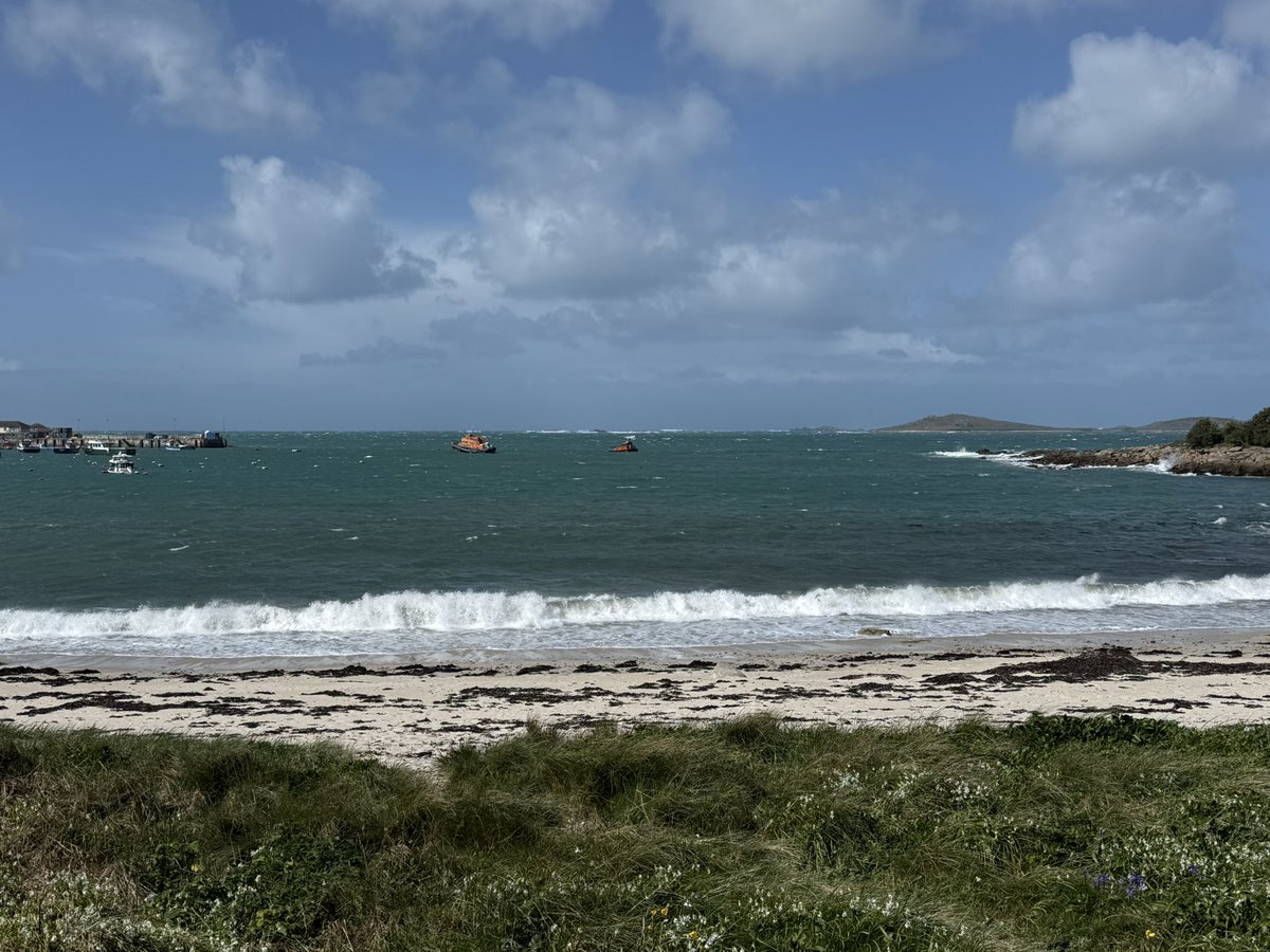 Blustery day on #Scilly today!
