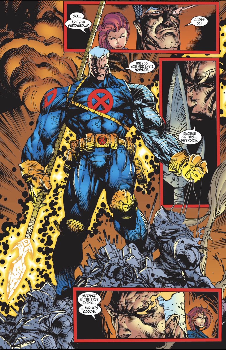 Daily_Cable's tweet image. Cable in Cable #63 
art by Stephen Platt 

#Cable #marvel #marvelcomics #art #comics #90scomics #90smarvel #90sxmen #comicart #xmen #xforce #mutants #90s #dailyCable #Cableaday