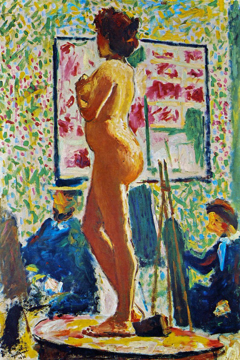 Valent6228's tweet photo. Life Class at the École des Beaux-Arts Albert Marquet (1898) - Albert Marquet (1875–1947) #divisionism #fauvism https://t.co/Twoz4Z8dt7