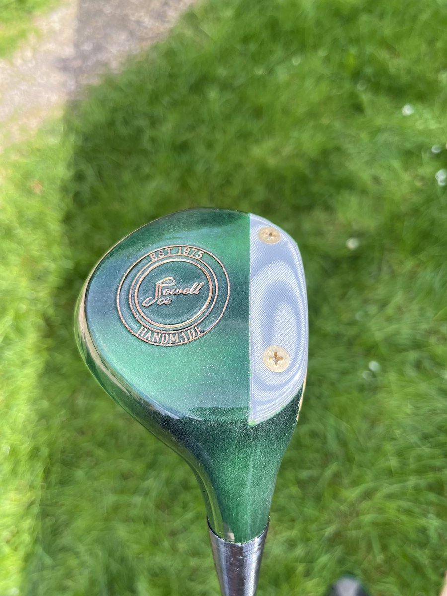 JoePowellGolf's tweet photo. Happy Masters weekend 😀 What better time to reveal the first ever Powell driver made in England!!!!!!! Tip of the cap to the first Major of the year the Magnificent Masters.  This club truly captures the grace and beauty of Augusta National. https://t.co/8nDMGVIGpe
